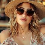 SUOSO, Women's Sunglasses, Retro Women's Color Blocking Frame, Classic Fashion, Suitable For Driving Trip, Beach