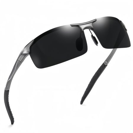 [Polarized Sports Sunglasses] High-Definition Polarized Men's Sports Sunglasses - UV400 Protection, Ultra-light Aluminum-magnesium Material - Suitable for Golf, Fishing, and Outdoor Activities
