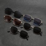 Paleshy 5 Pairs Of Fashionable Multi-style Anti-uv Sunglasses
