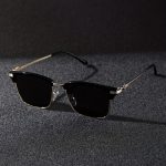 [Punk Style Sunglasses] Unisex Punk Style Metal Frame Sunglasses | Summer Must Haves, Vintage Shades With Gray, Green And Blue Lenses, UV400 Protection, Perfect For Beach, Vacation, Travel And Cruise, Lightweight And Durable For Street Fashion And Outdoor