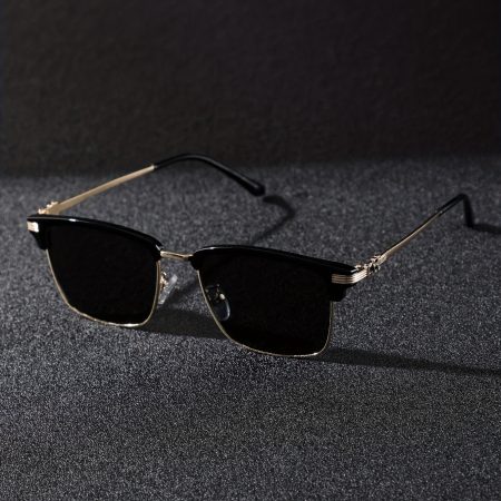 [Punk Style Sunglasses] Unisex Punk Style Metal Frame Sunglasses | Summer Must Haves, Vintage Shades With Gray, Green And Blue Lenses, UV400 Protection, Perfect For Beach, Vacation, Travel And Cruise, Lightweight And Durable For Street Fashion And Outdoor